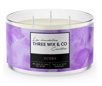 Chandelle de soya - Victoria - Three Wix & Co